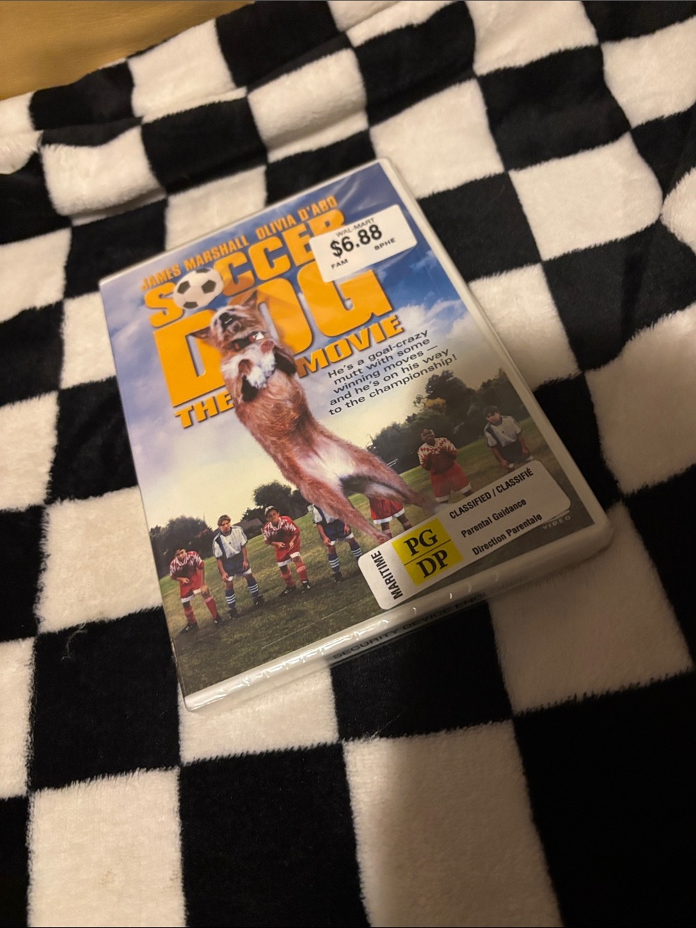 NWT Soccer dog dvd
